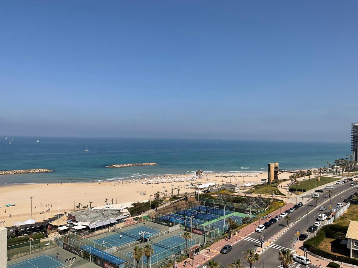 Sea Front Panoramic Duplex Roof-Top Herzelia Extérieur photo